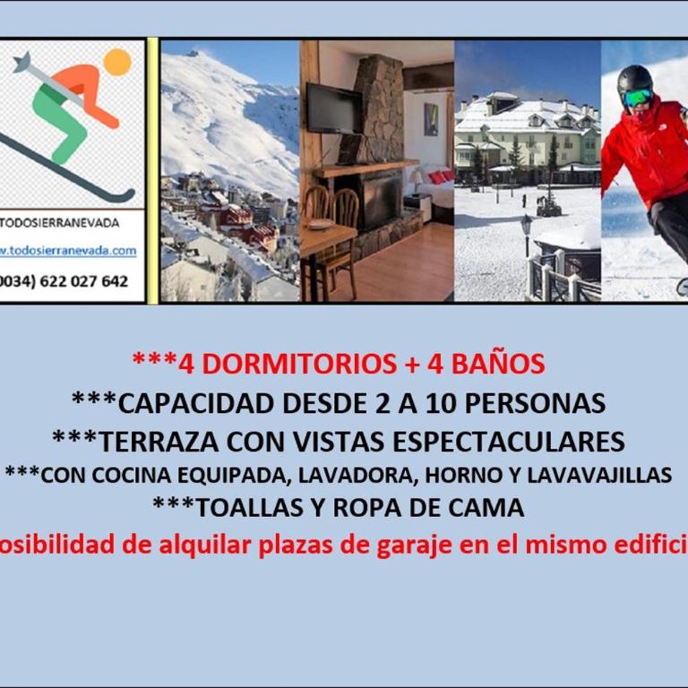 TODOSIERRANEVADA - Dúplex 4 Dormitorios - VISTAS ESPECTACULARES A LA MONTANA - Apartamento Dúplex - 11
