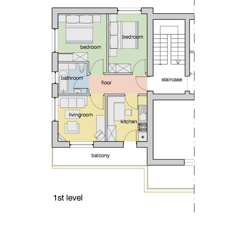 Ciasa Complojer - Deluxe Apartment mit 2 Schlafzimmern - 1