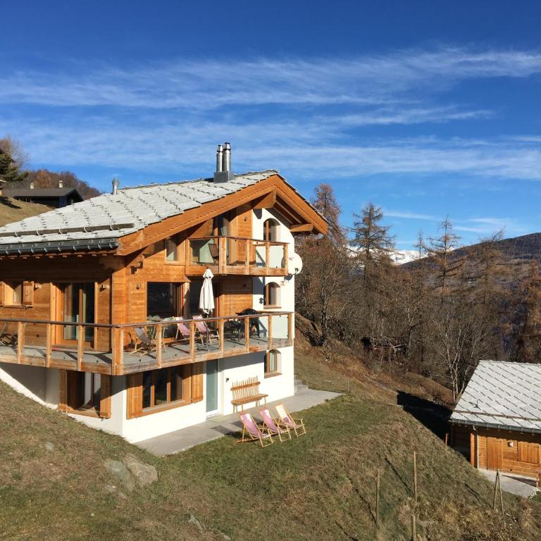 Apartment Chalet Mont Noble, 4 Vallées - Apartment mit Blick auf die Berge - 1