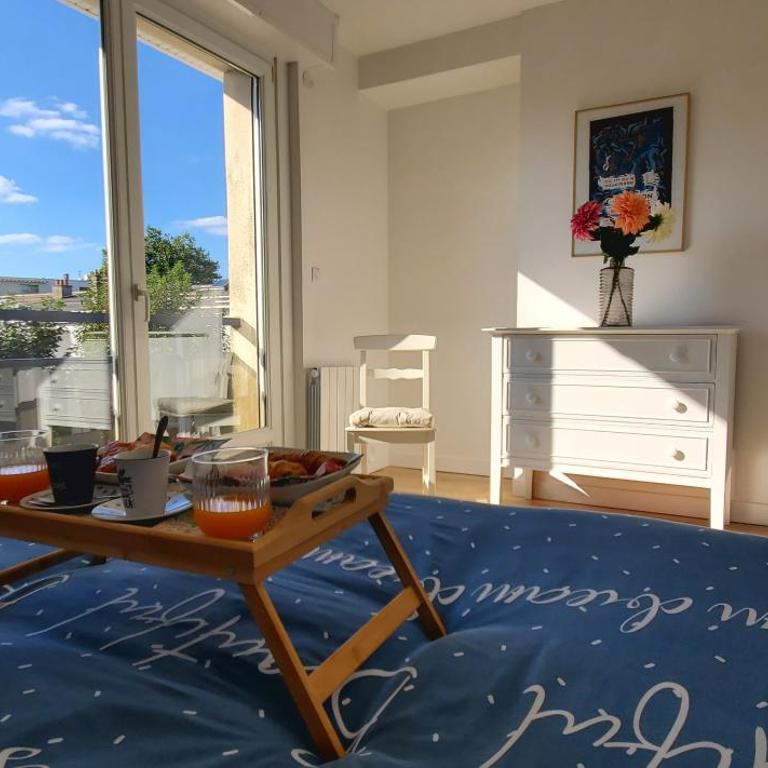 Le Clemenceau appart-Calais Nord-balcon-plage - Appartement 1 Chambre - 14
