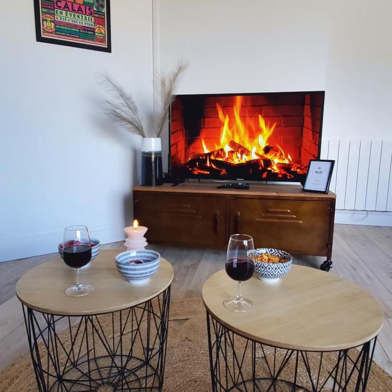 Le Clemenceau appart-Calais Nord-balcon-plage - Appartement 1 Chambre - 9