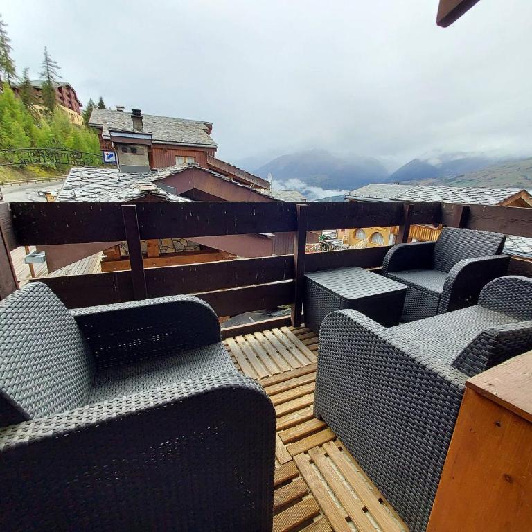 Charmant 2P, 5 Pers, Centre La Plagne, Parking, Casier à Skis - Apartamento de 1 dormitorio - 8