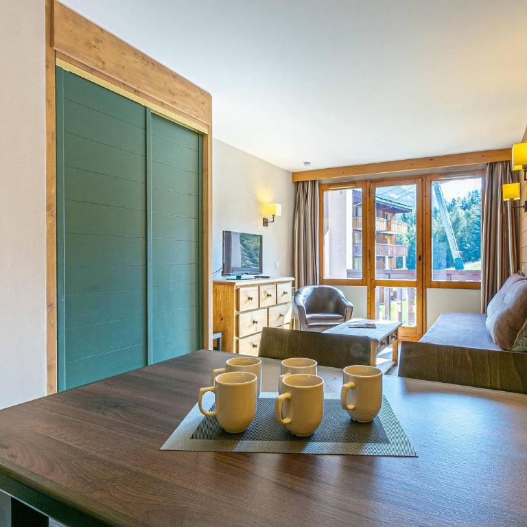 Appartement cosy 2 pièces, 5 pers, balcon, La Plagne - Appartement 1 Chambre - 8