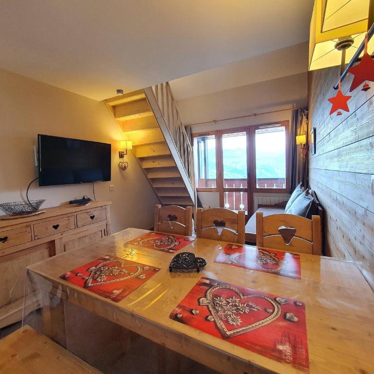 Charmant duplex 8 pers avec balcon, proche pistes et navette à La Plagne - Appartamento con 4 Camere da Letto - 1