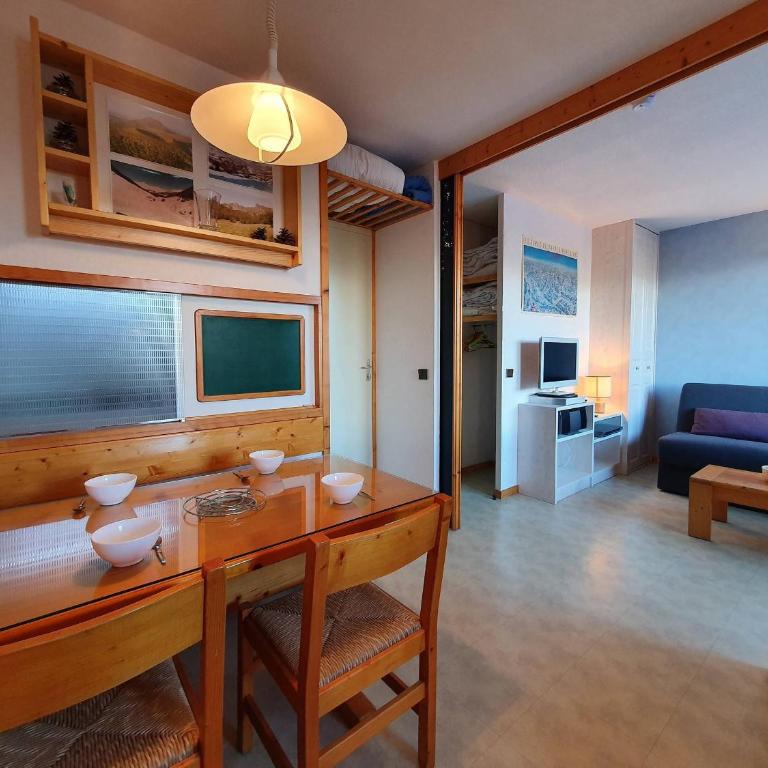 Studio 2 étoiles pour 4 pers. avec animaux admis à La Plagne - Estudio - 7