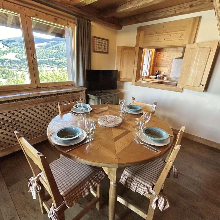 Appartement 3 pièces+cabine à Megève, près des pistes, terrasse, parking, 6 couchages - FR-1-597-1 - Apartment (5 Erwachsene) - 6