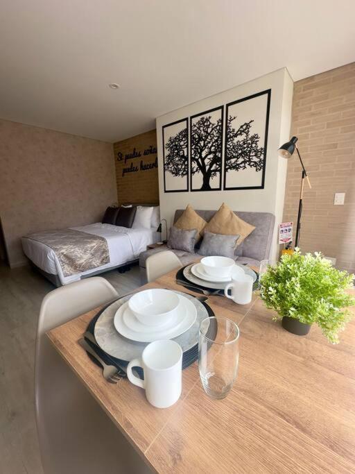 Apartaestudio con estilo en Corferias - One-Bedroom Apartment - 9