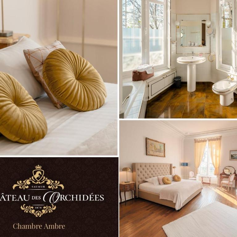 Château des Orchidées Stay in a French Castle - Chambre Double Deluxe avec Baignoire - 4