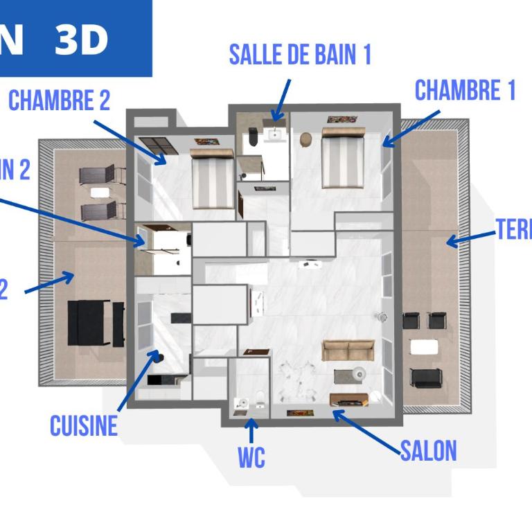Coco - Spacieux - Luxueux - VCA - Appartement 2 Chambres - 19