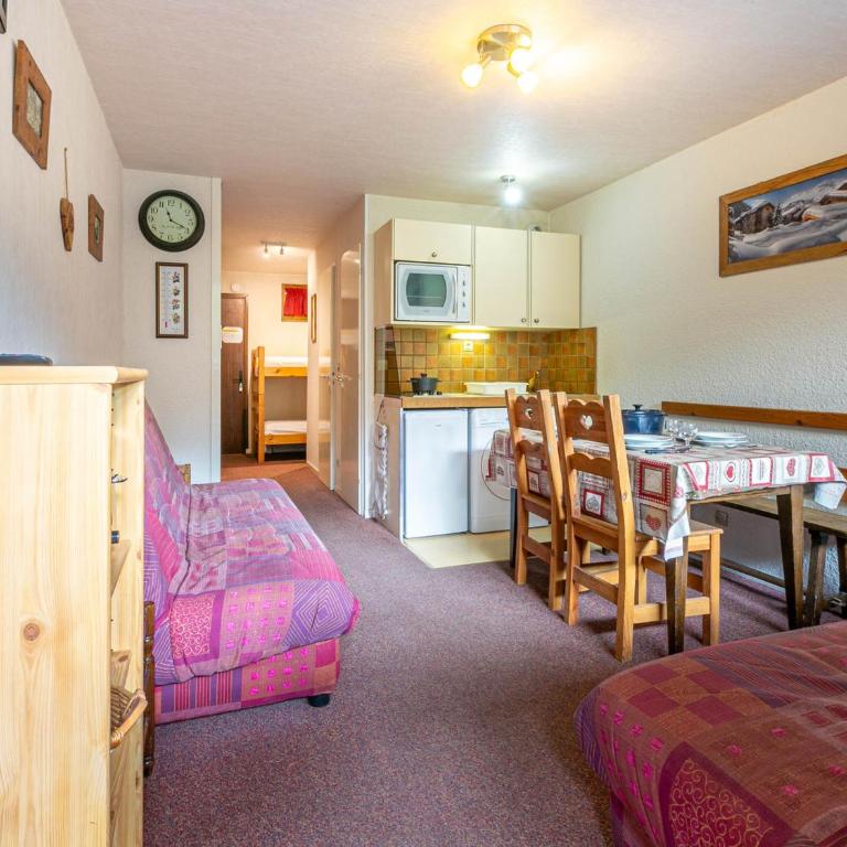 Studio avec balcon et animaux acceptés, Val-d'Isère - Studio - 4