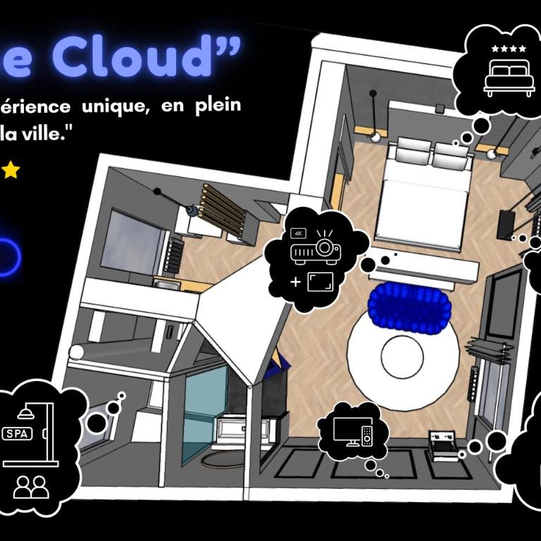 Le Nuage - Hypercentre - Luxe Suite Spa & Gaming - Appartement 1 Chambre Deluxe - 5