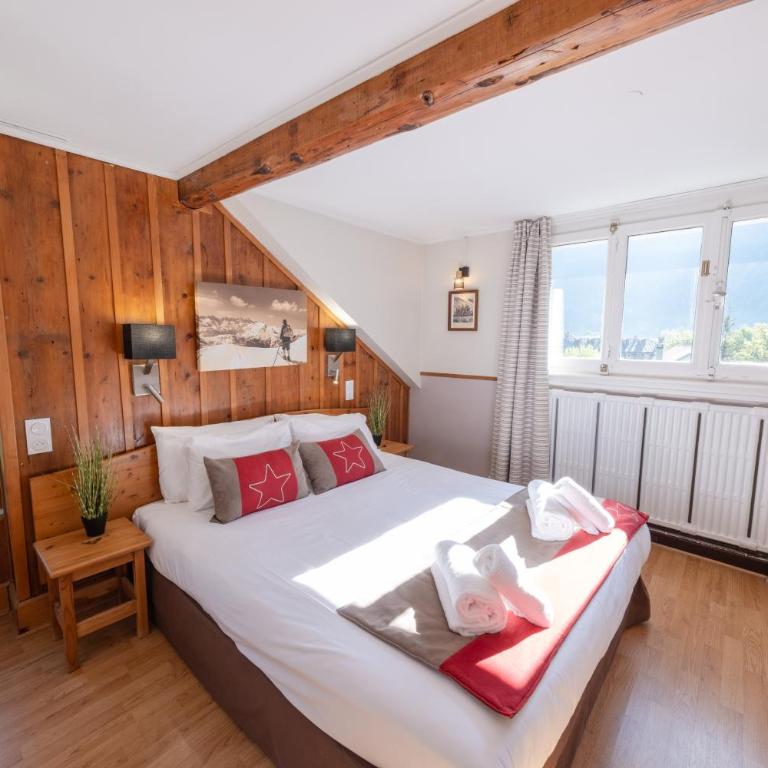 Chalet Hôtel La Sapinière - Chambre Double - Vue sur Aiguille du Midi - 5