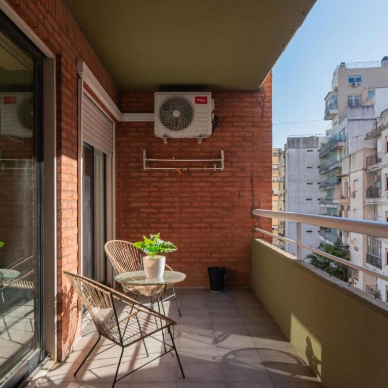 Hermoso depto para 4 con seguridad 24 hs espectacular piscina, jardÍn y cochera opcional aparte dentro del edificio - Apartamento de 1 dormitorio - 8