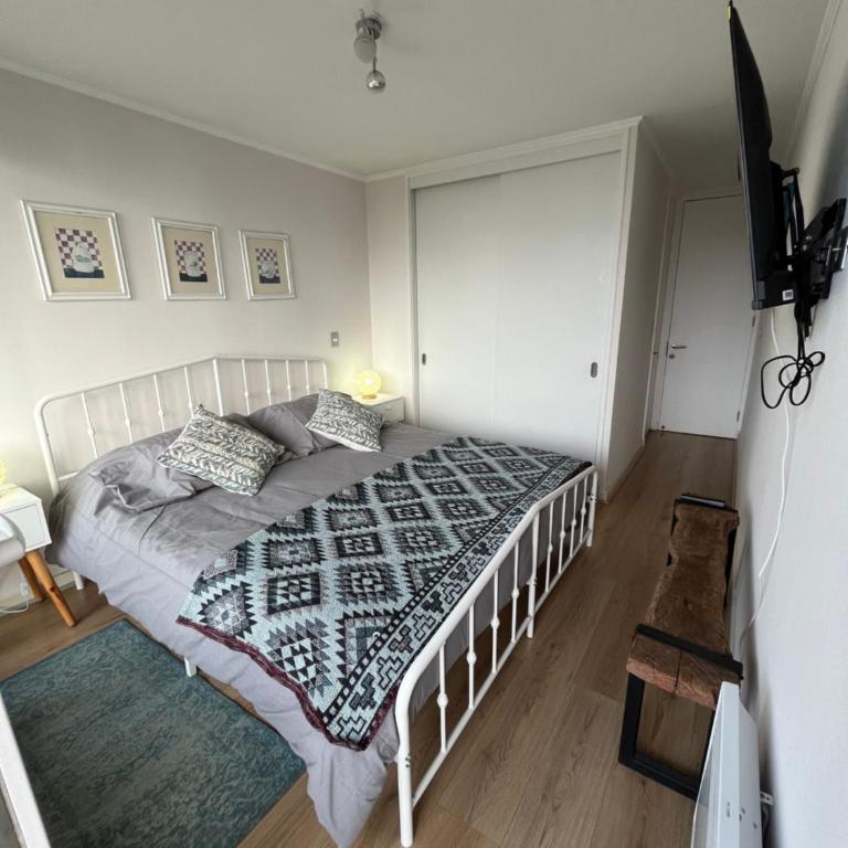 Departamento Papudo a pasos de la Playa - Two-Bedroom Apartment with Balcony and Sea View - 7