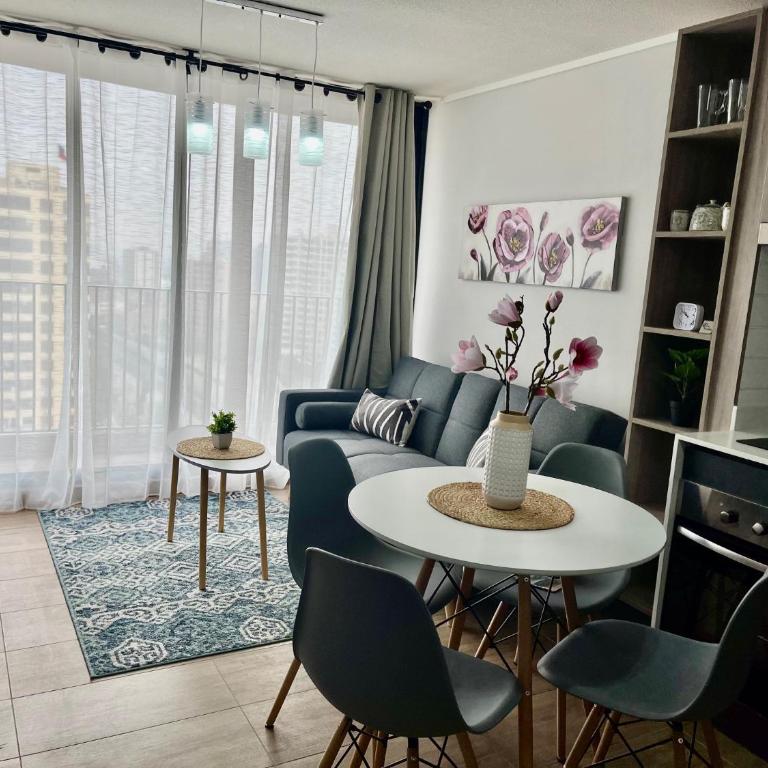Dpto Bellavista La Florida con estacionamiento - Apartamento de 1 dormitorio con vistas a la ciudad - 1