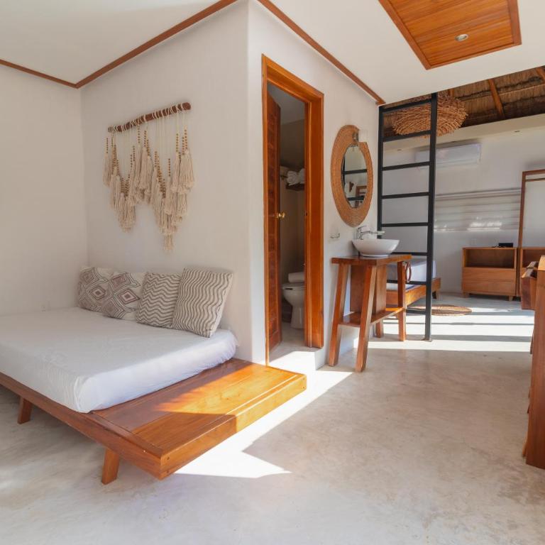 Hotel CasaBakal - A pie de Laguna - Bacalar - Estudio Superior - Frente al lago - 6