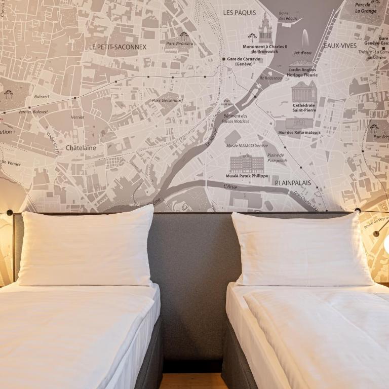IntercityHotel Geneva - Chambre Lits Jumeaux - 2