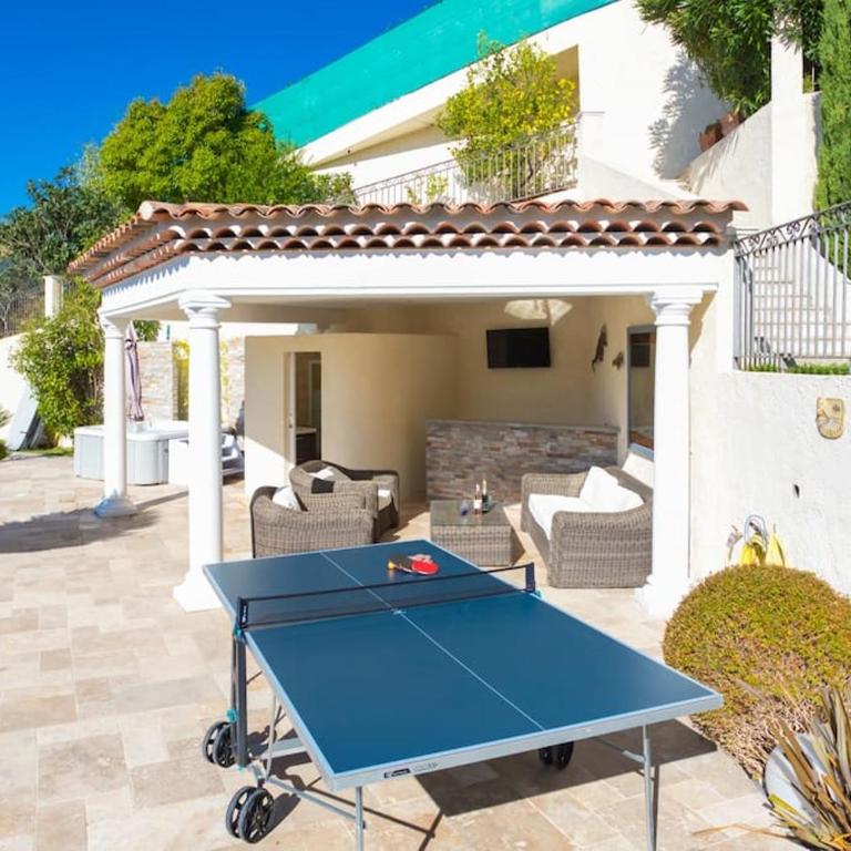 Villa Colomars sea view-swimming pool, terrace&BBQ - Maison 4 Chambres - 14