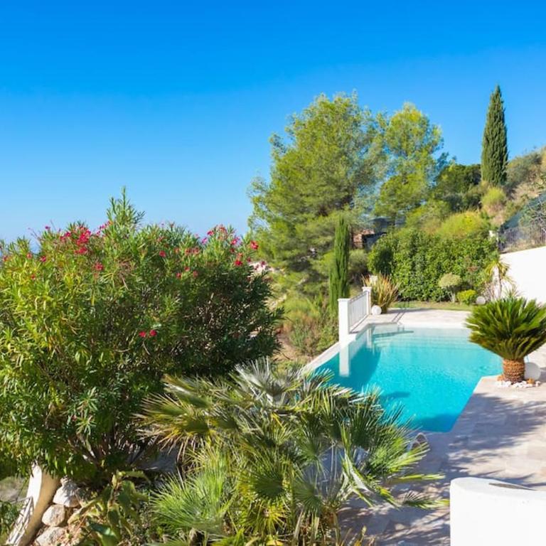 Villa Colomars sea view-swimming pool, terrace&BBQ - Maison 4 Chambres - 17