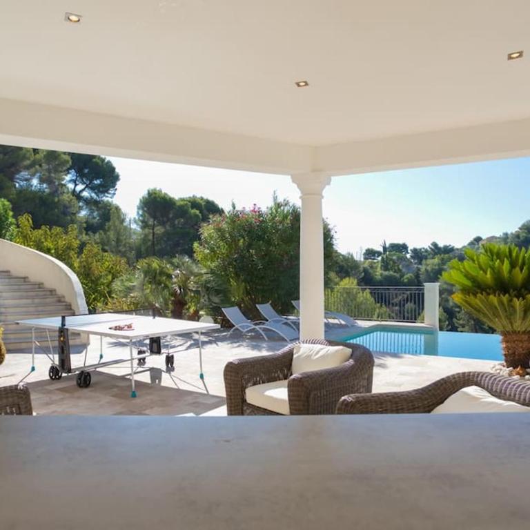 Villa Colomars sea view-swimming pool, terrace&BBQ - Maison 4 Chambres - 35