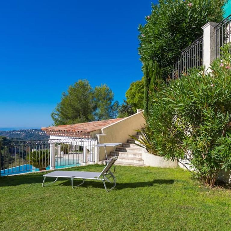 Villa Colomars sea view-swimming pool, terrace&BBQ - Maison 4 Chambres - 46