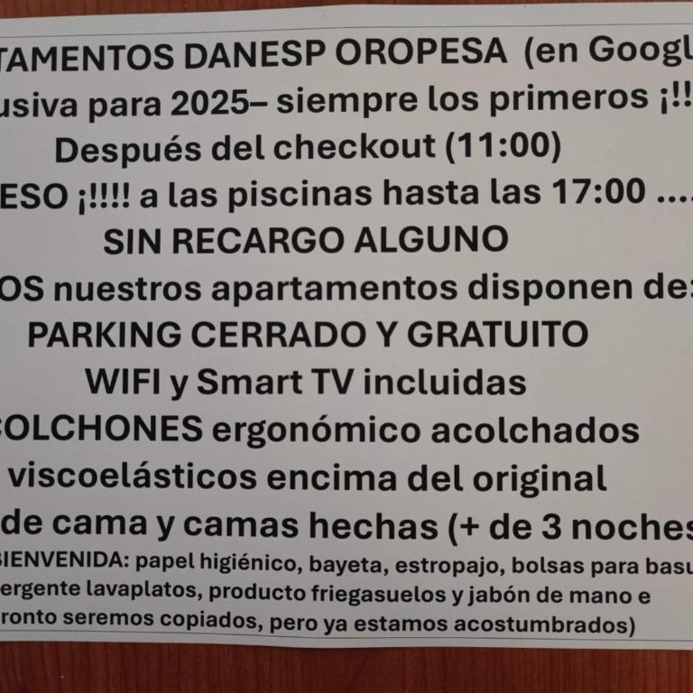 Apartamentos Danesp-Playa de les Amplaries Marina Dor- Frontales al Mar - Apartamento de 3 dormitorios - 30