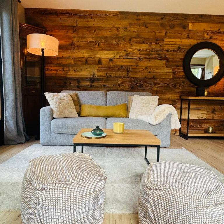 Appartement style chalet avec grande terrasse et parking prive - Apartment mit 1 Schlafzimmer - 5