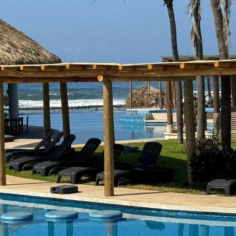 Acapulco diamante, club de playa privado, canchas pádel para 8 huéspedes - Apartamento - 37
