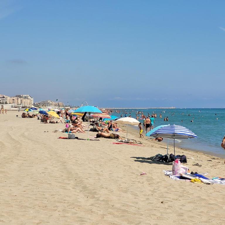 Canet-en-Roussillon T2 Moderne - Parking - Clim - 2ème étage avec ascenseur - 4 pers - FR-1-794-136 - Appartement - 13