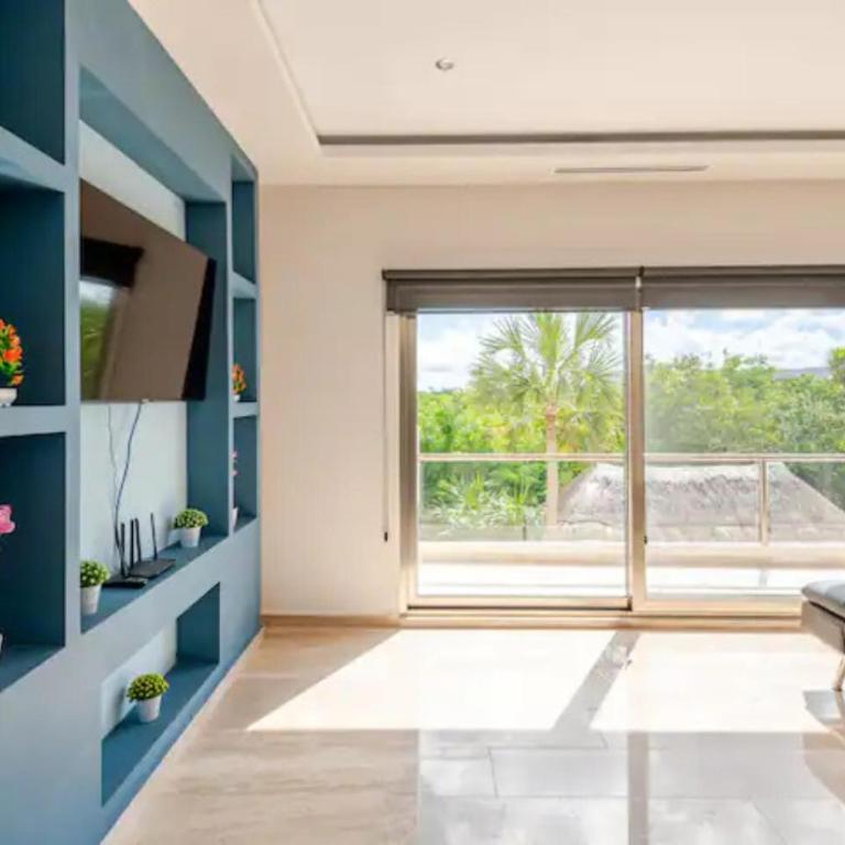 Departamento 5, Tulum Country Home, con Muelle de Pesca, Club de Playa, Alberca, Cenote y Campo de Golf, Contrata Day Pass Bahia Principe - Two-Bedroom Apartment - 19