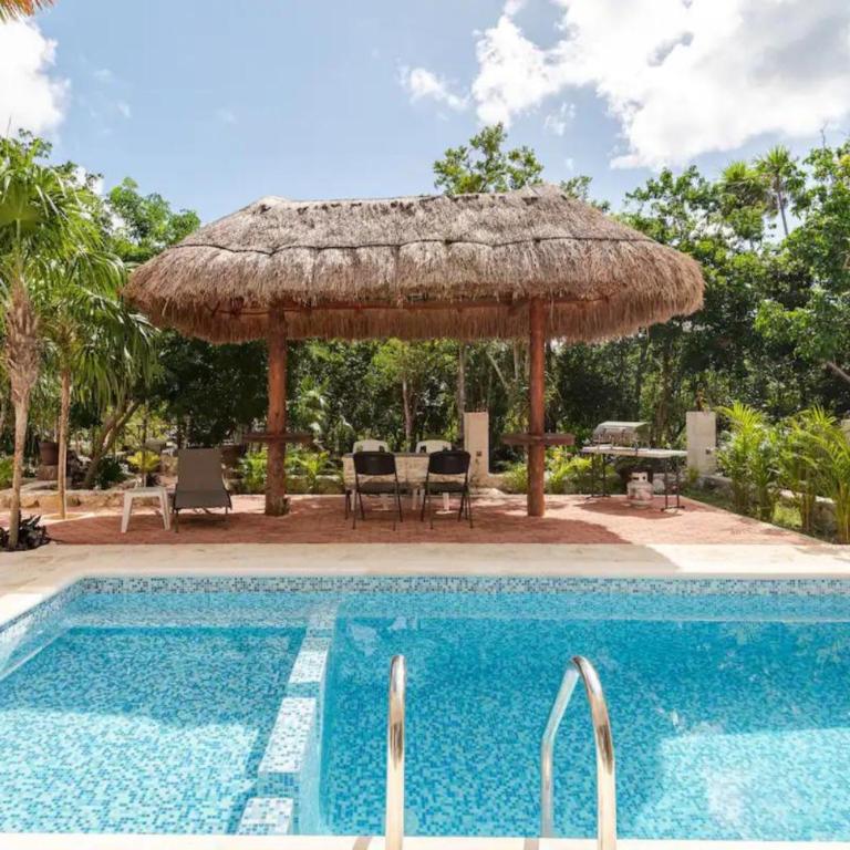 Departamento 5, Tulum Country Home, con Muelle de Pesca, Club de Playa, Alberca, Cenote y Campo de Golf, Contrata Day Pass Bahia Principe - Two-Bedroom Apartment - 36