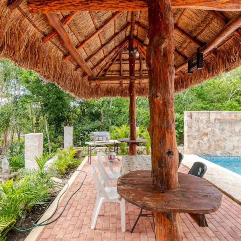 Departamento 5, Tulum Country Home, con Muelle de Pesca, Club de Playa, Alberca, Cenote y Campo de Golf, Contrata Day Pass Bahia Principe - Two-Bedroom Apartment - 39