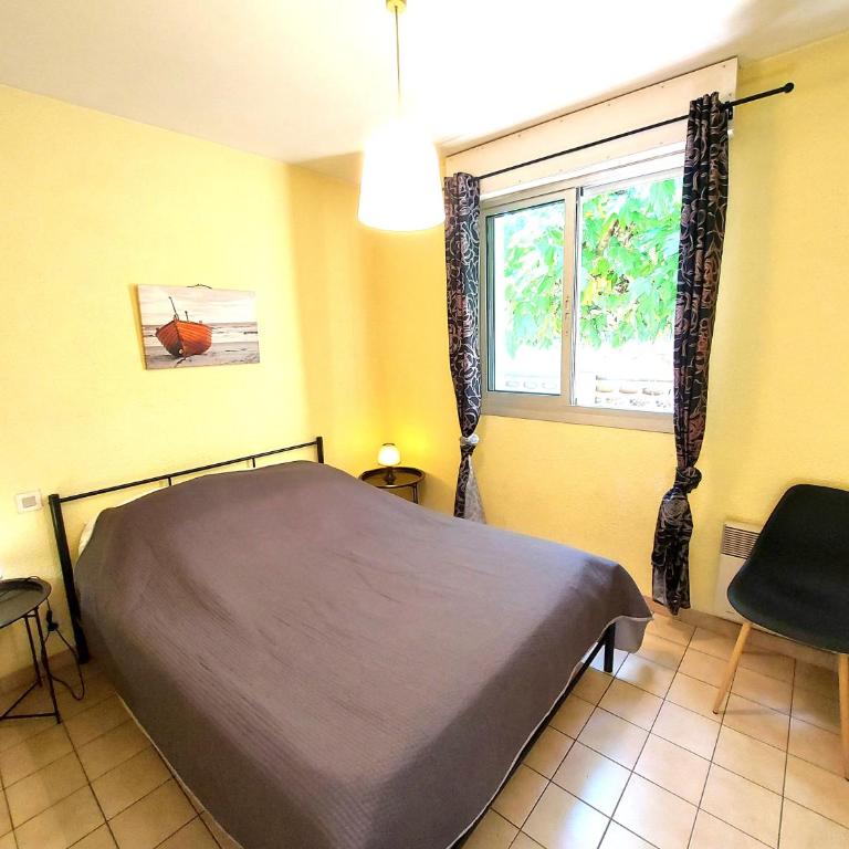 soleil catalan ok chéques vacances rdc terrasse privative 150m mer 6pers wifi parking - Appartement 2 Chambres - 7