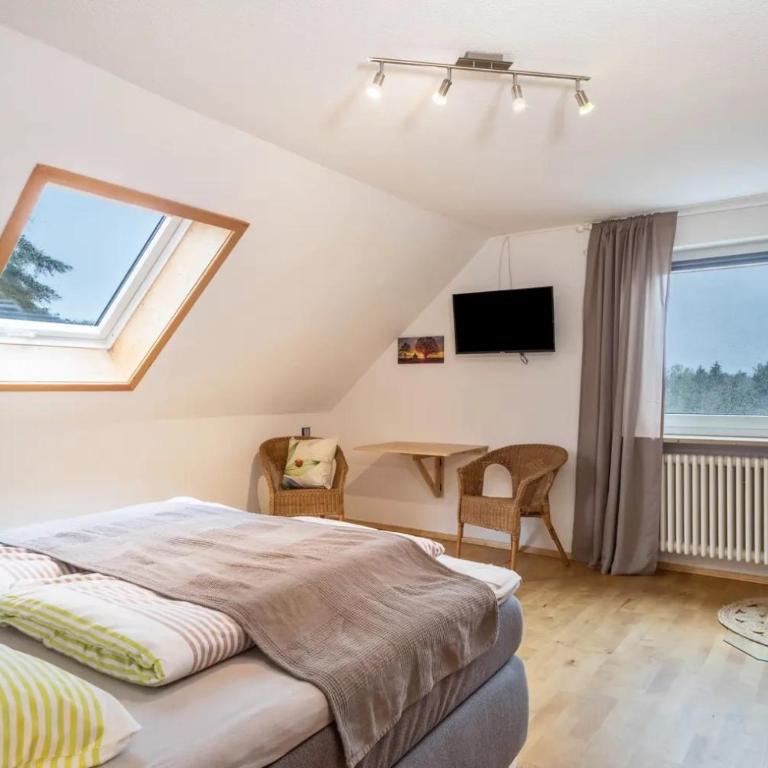 Ferienwohnungen Tanja Schoch - Two-Bedroom Apartment with Balcony and Terrace - 4