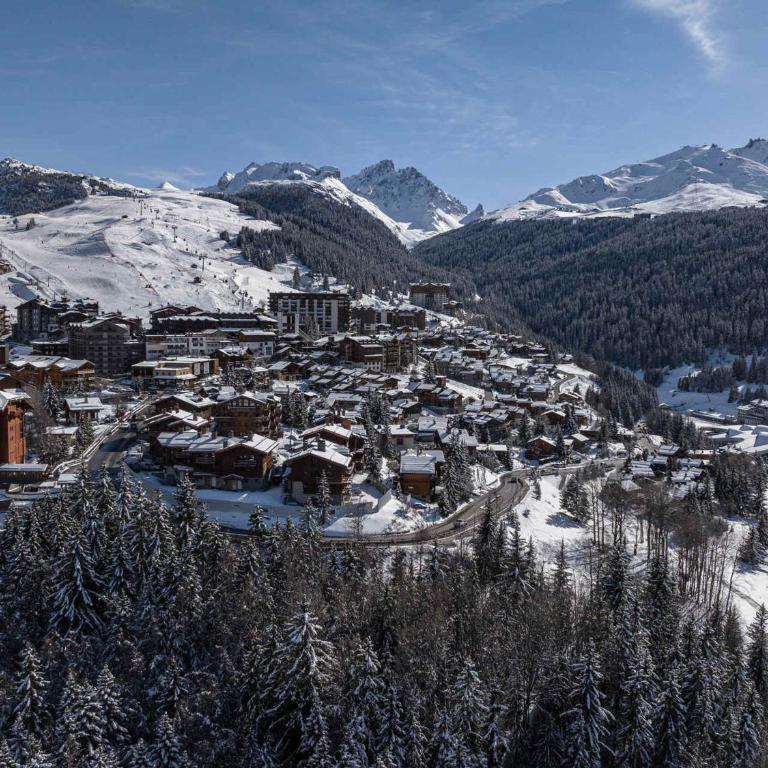 Chalet mitoyen exceptionnel à Courchevel 1650, 4 chambres en suite, animaux admis - FR-1-563-137 - Chalet - 4