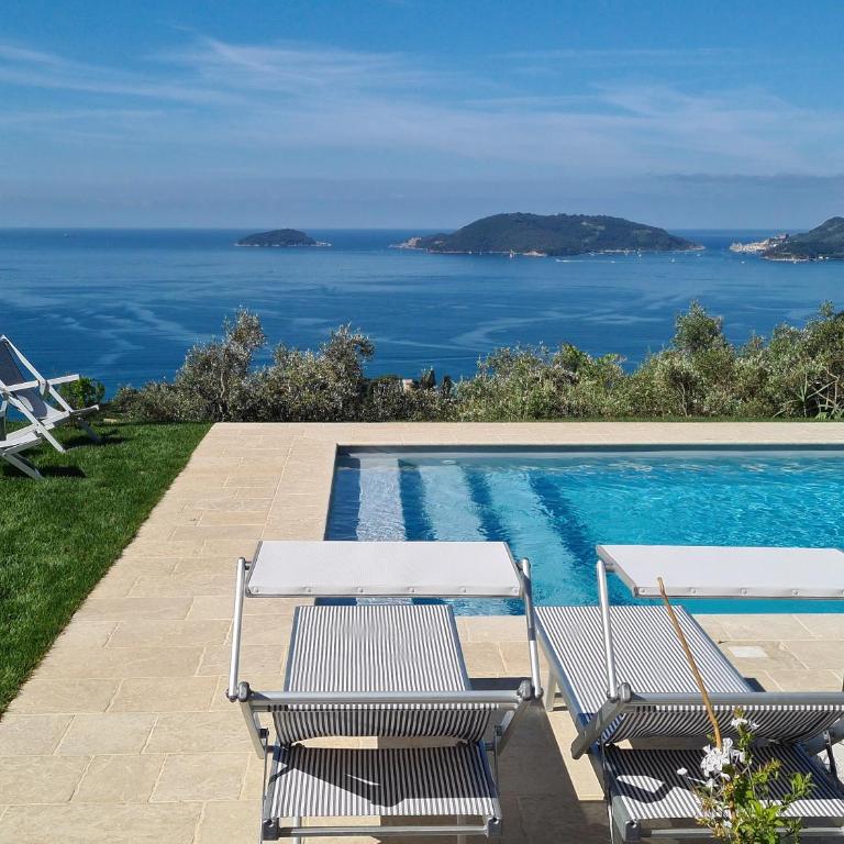 "Torretta House", in a Private Park on Lerici hills, shared Pool, Tennis, AC, parking next door, additional parking in Lerici, Cooking Lesson and Wine Tasting - Casa con 2 Camere da Letto - 9