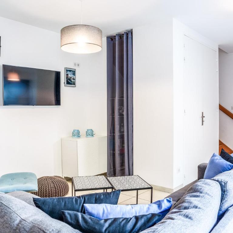 Maison d'architecte centre Tours jardin, climatisation, parking 5 p - Haus mit 3 Schlafzimmern - 7
