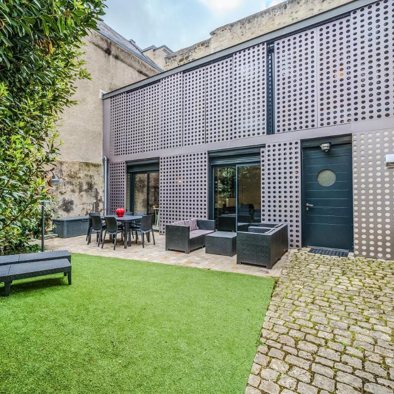 Maison d'architecte centre Tours jardin, climatisation, parking 5 p - Haus mit 3 Schlafzimmern - 1