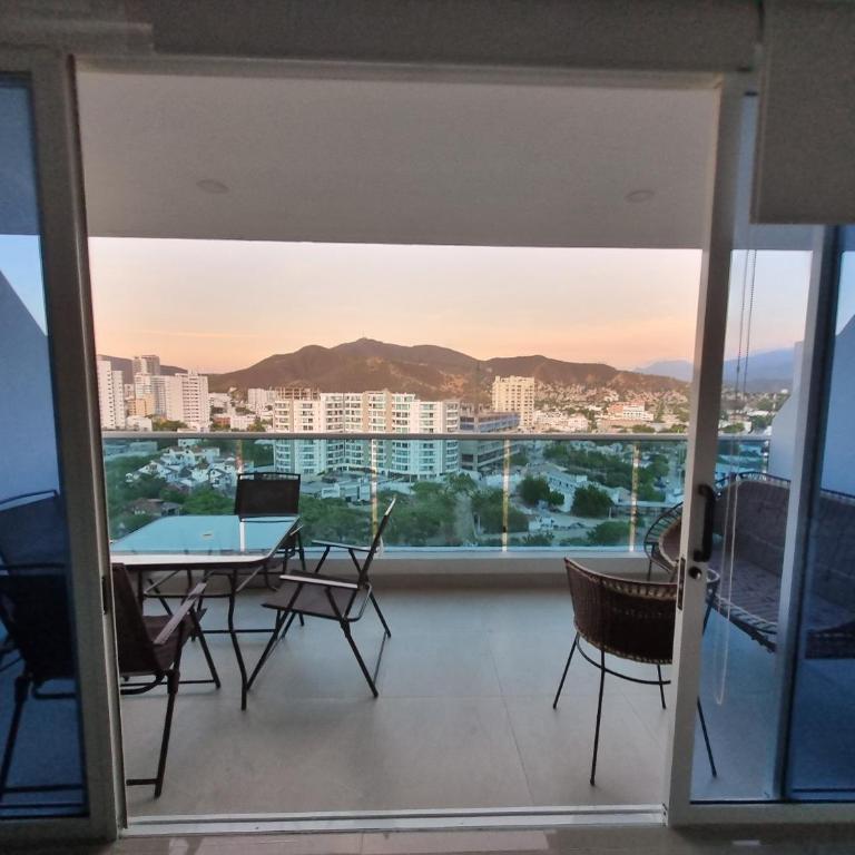 Apartaestudio Reserva del Mar Playa Salguero Santa Marta - Apartamento de 1 dormitorio - 5