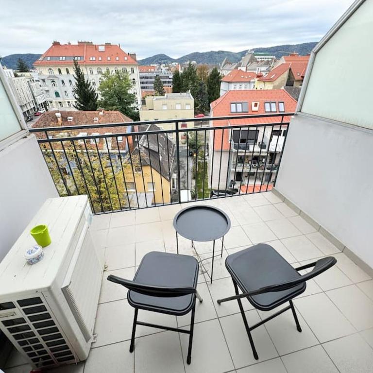 Gemütliches & modernes Apartment inklusive gratis Parkplatz - Apartment mit 2 Schlafzimmern und Bergblick - 10