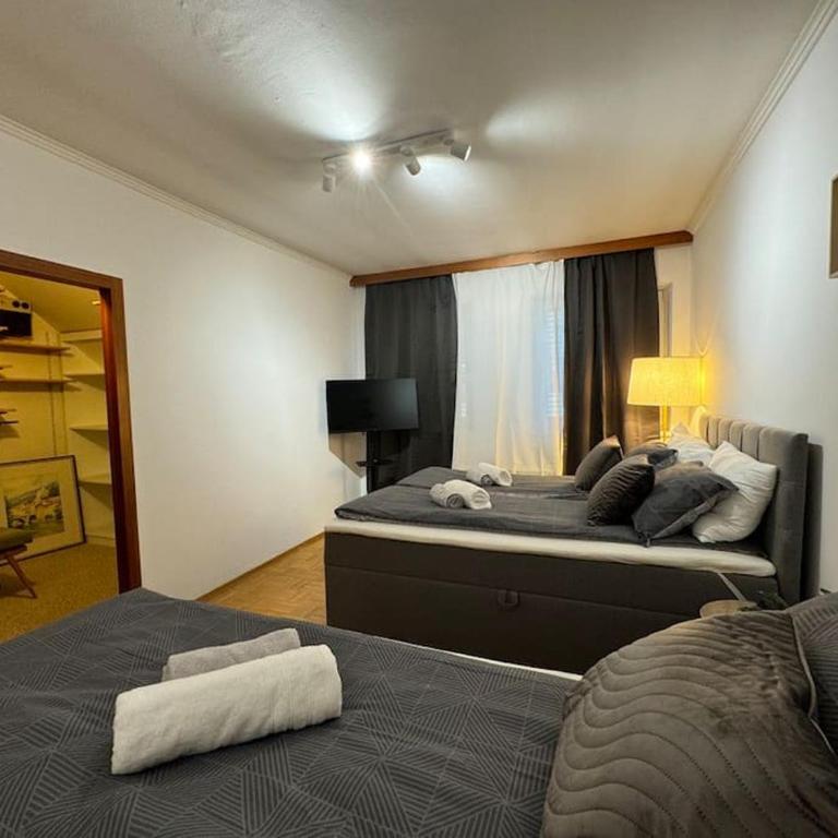 Gemütliches & modernes Apartment inklusive gratis Parkplatz - Apartment mit 2 Schlafzimmern und Bergblick - 17