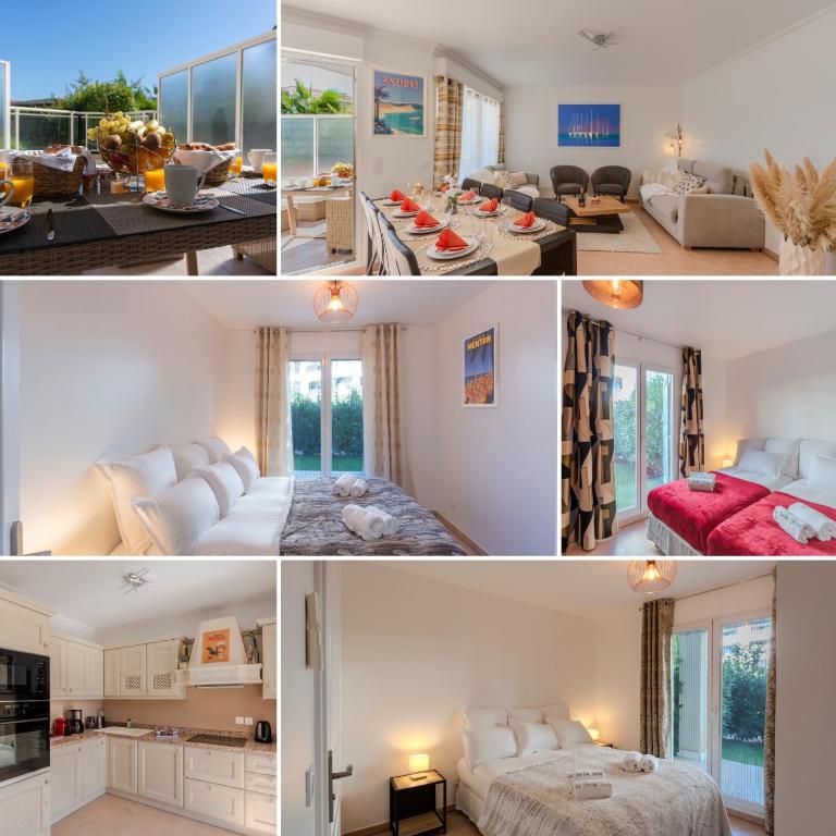 Le Jardin Secret by Golden Riviera Terrasses & accès plage - Three-Bedroom Apartment - 4