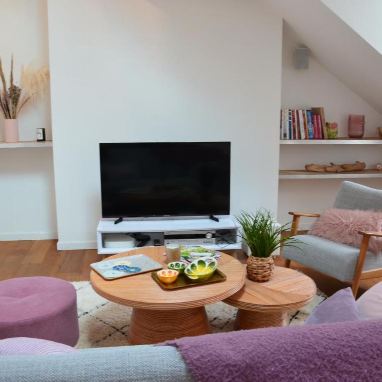 Grand loft 110m Cœur historique Angers et parking privé Rare - Appartement 2 Chambres - 17