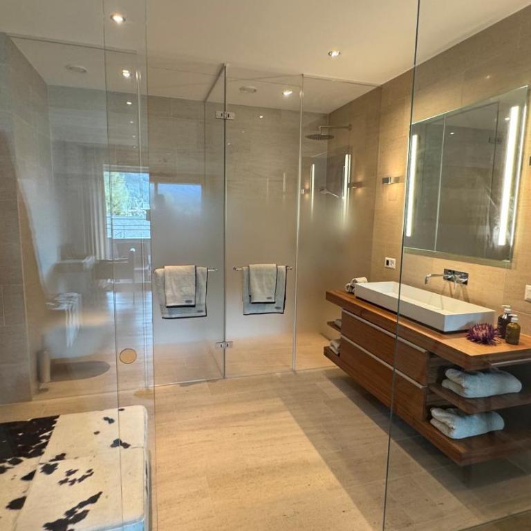 Alpine Luxury Apartment Davos with Spa Access to 5 Star Hotel - Apartment mit 2 Schlafzimmern - 58