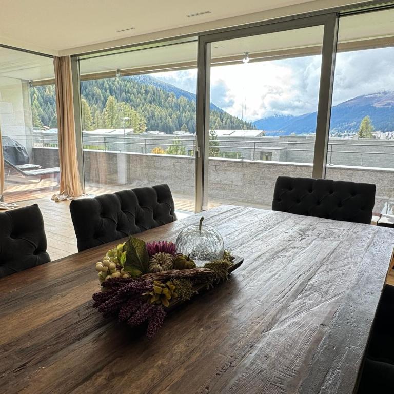 Alpine Luxury Apartment Davos with Spa Access to 5 Star Hotel - Apartment mit 2 Schlafzimmern - 37