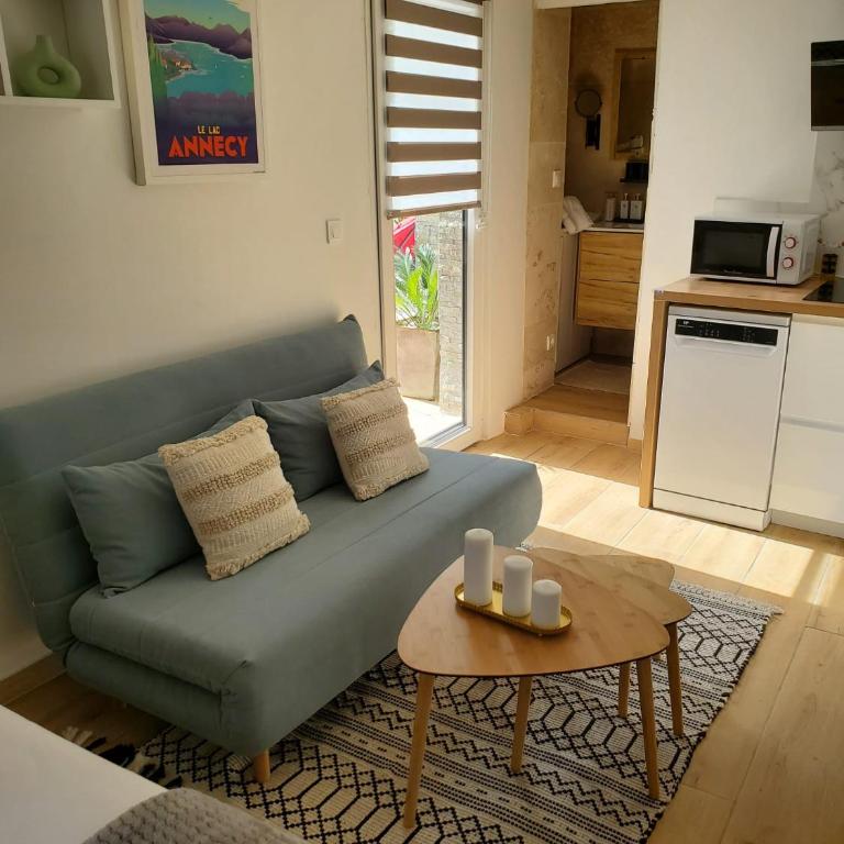 Annecy poisy Studio a 9 minutes du lac Annecy avec piscine privée - Maison 1 Chambre - 20