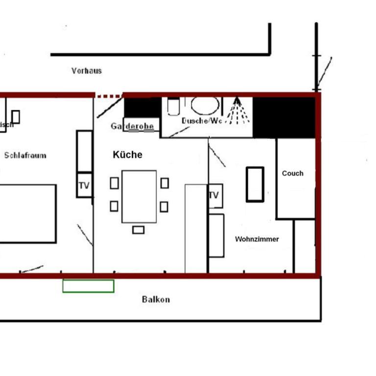 Apartment Seber - Apartment mit 1 Schlafzimmer und Balkon - 17