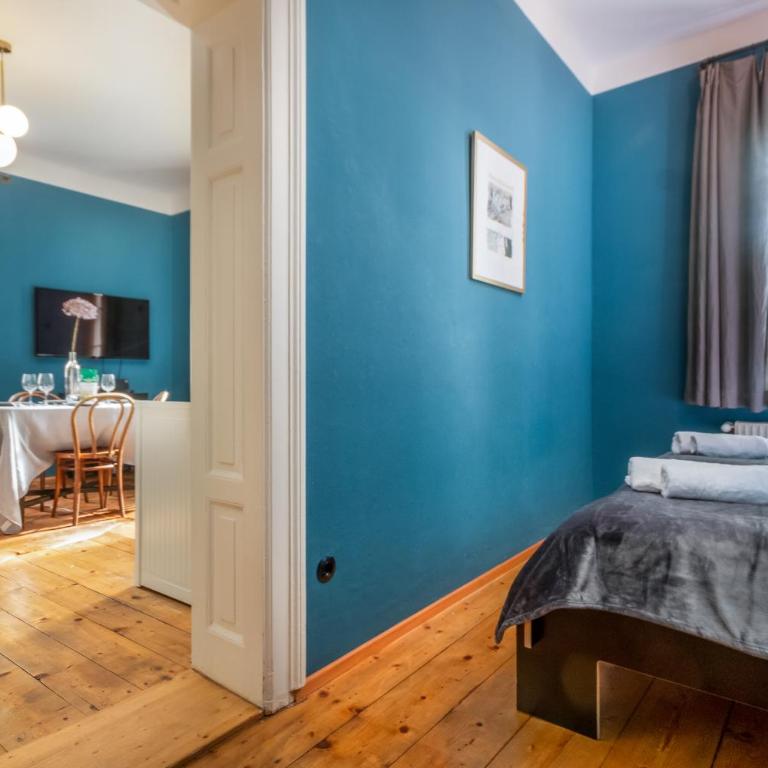 Zentral - Gartenblick - Netflix - Waschmaschine - Deluxe Apartment mit 1 Schlafzimmer und Gartenblick - 8