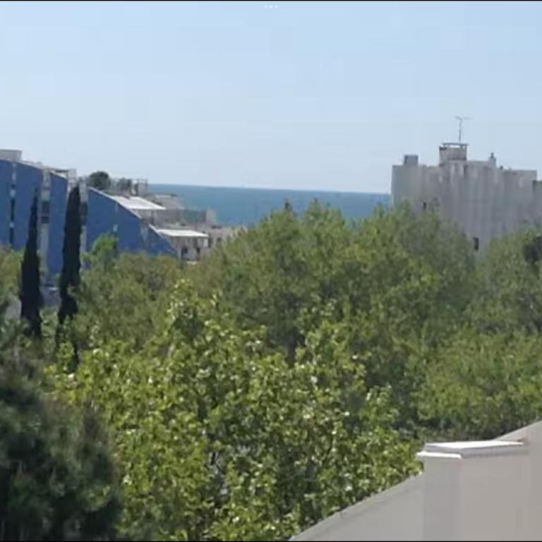 Studio 34m2 avec la terrasse 60m2, aperçu mer, parking, Clim, plage à 150 m,Wi-fi, piscine - Studio mit Terrasse - 2