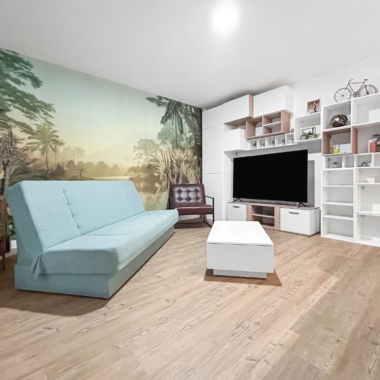 T2 35m2 clim, piscine, balcon et parking privé à 2 pas du port Santa Lucia - Apartment mit 1 Schlafzimmer - 3